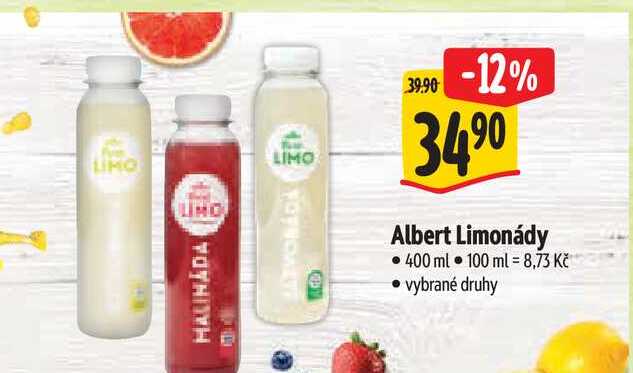  Albert Limonády 400 ml  