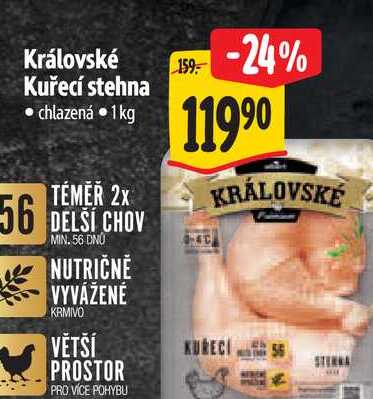 Královské Kuřecí stehna  1 kg