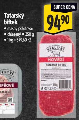 Tatarský biftek, 250 g