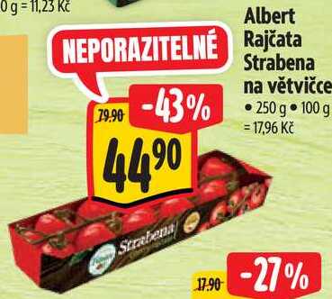 Albert Rajčata Strabena na větvičce, 250 g