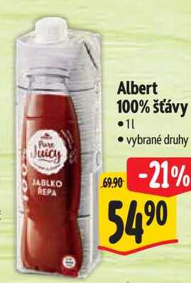 Albert 100% šťávy, 1 l