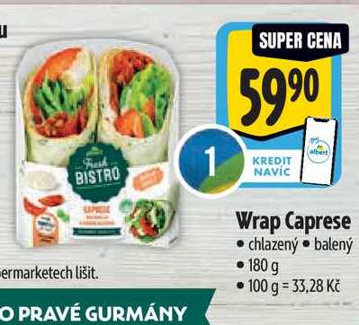   Wrap Caprese 180 g
