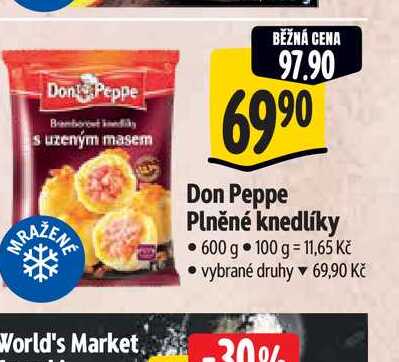   Don Peppe Plněné knedlíky 600 g 