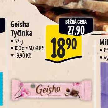 Geisha Tyčinka 37 g  v akci