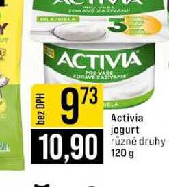 Activia jogurt různé druhy 120 g 