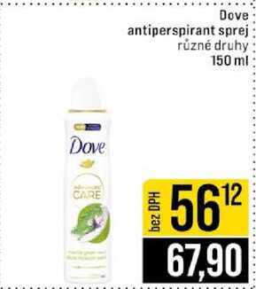 Dove antiperspirant sprej různé druhy 150 ml 