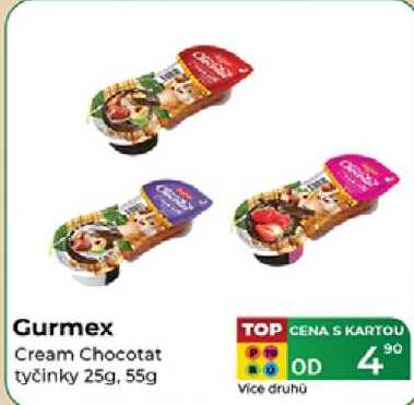 Gurmex Cream Chocotat tyčinky 25g, 55g 