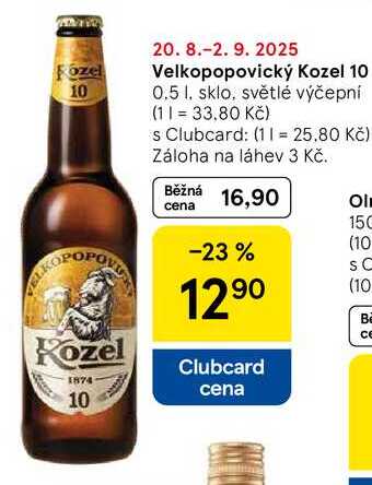 Velkopopovický Kozel 10, 0.5 l 