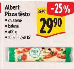 Albert Pizza těsto, 400 g