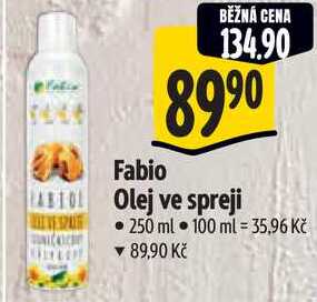 Fabio Olej ve spreji, 250 ml
