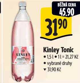 Kinley Tonic, 1,5 l