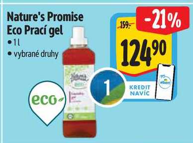 Nature's Promise Eco Prací gel, 1 l 