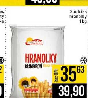 Sunfries hranolky 1kg 