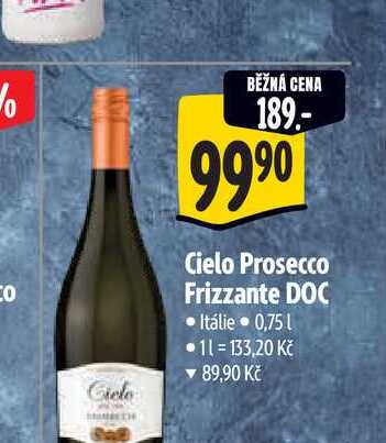  Cielo Prosecco Frizzante DOC 0,75 l