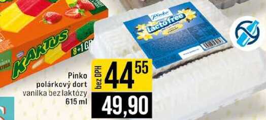 Pinko polárkový dort vanilka bez laktózy 615 ml 
