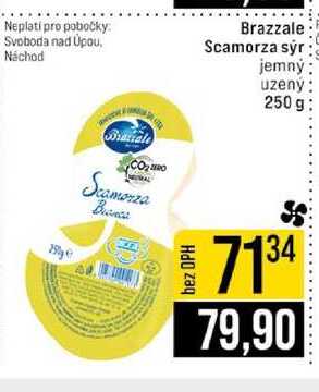 Brazzale Scamorza sýr jemný uzený 250 g