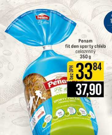Pena Fit a Penam fit den sporty chléb celozrnný 350 g 