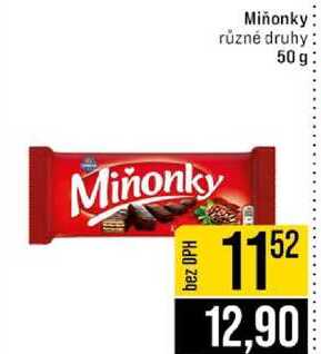 Miñonky různé druhy 50g