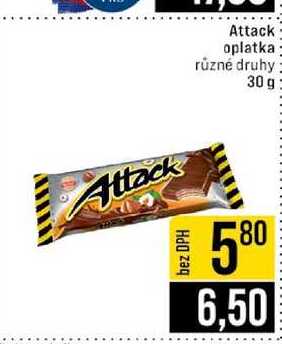 Attack oplatka různé druhy 30 g 