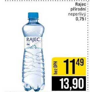 Rajec přírodní neperlivý 0,75l