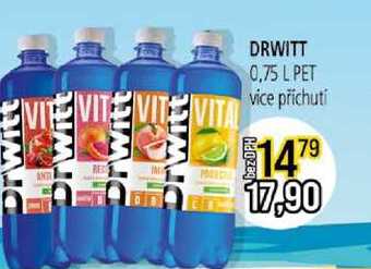 DRWITT 0,75l vice příchutí