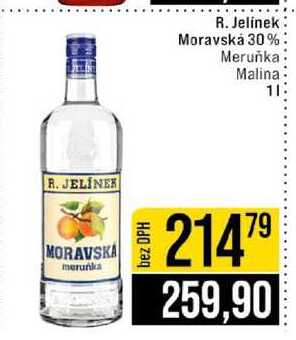 R. Jelínek Moravská 30% Meruňka Malina 1l