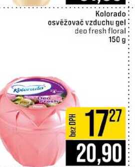 Kolorado osvěžovač vzduchu gel deo fresh floral 150 g 