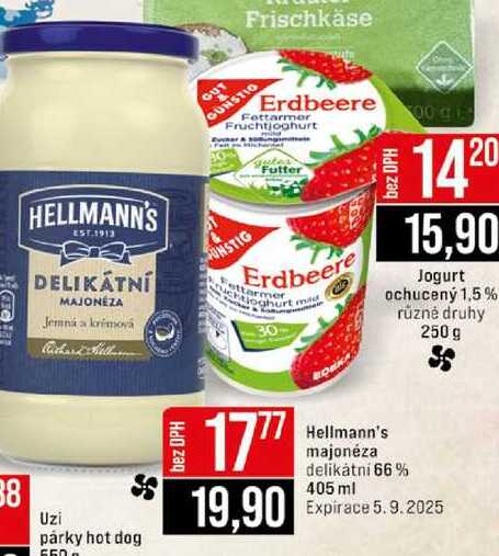 Hellmann's majonéza delikatni 66% 405 ml