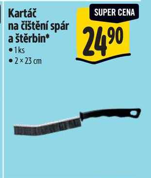 Kartáč na čištění spár a štěrbin
