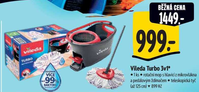 Vileda Turbo 3v1