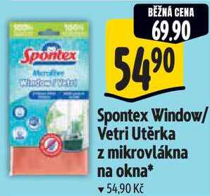 Spontex Window/Vetri Utěrka z mikrovlákna na okna