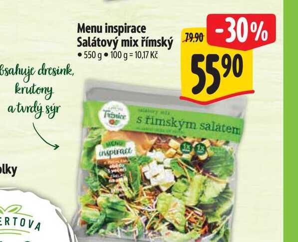  Menu inspirace Salátový mix římský 550 g