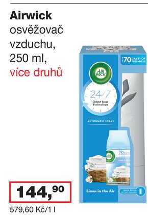 Airwick osvěžovač vzduchu, 250 ml
