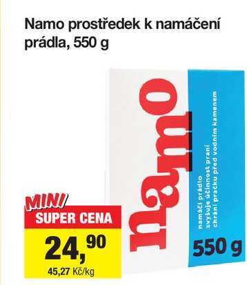 Namo prostředek k namáčení prádla, 550 g