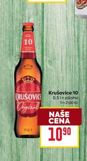 Krušovice 10 0,5l