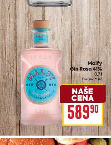 Malfy Gin Rosa 41% 0,7l