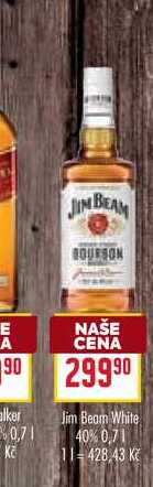 Jim Beam White 40% 0,7l