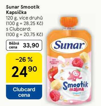 Sunar Smootík Kapsička, 120 g, více druhů 