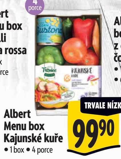 Albert Menu box Kajunské kuře