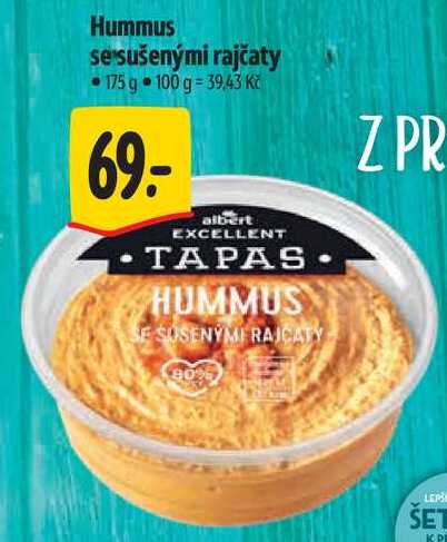 Hummus se sušenými rajčaty, 175 g