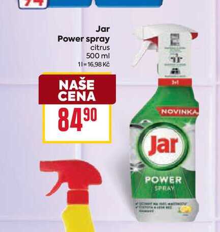 Jar Power spray citrus 500 ml