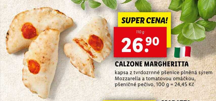 CALZONE MARGHERITTA, 110 g
