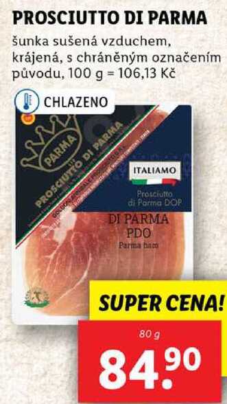PROSCIUTTO DI PARMA, 80 g