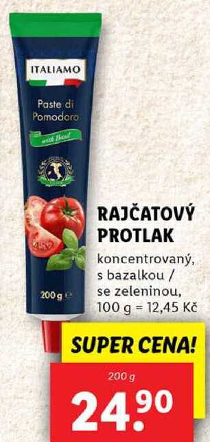 RAJČATOVÝ PROTLAK, 200 g