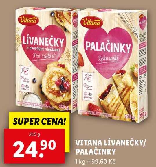 VITANA LÍVANEČKY/PALAČINKY, 250 g