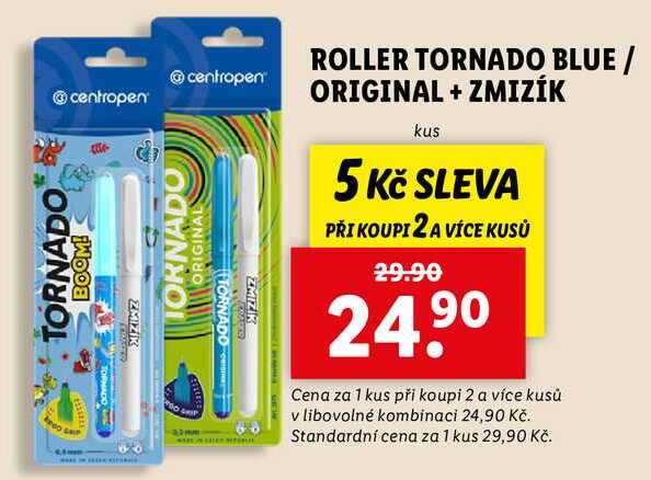 ROLLER TORNADO BLUE/ORIGINAL + ZMIZÍK 