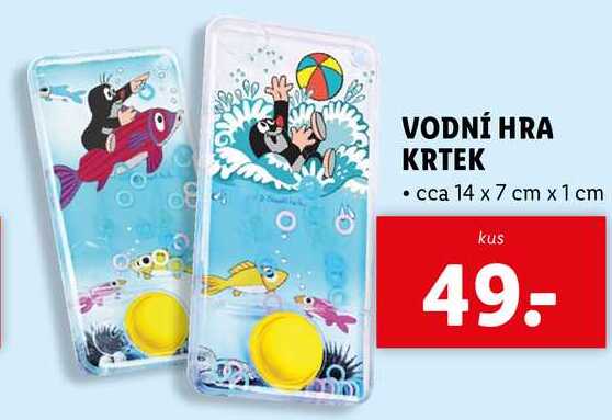 VODNÍ HRA KRTEK 
