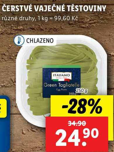 ČERSTVÉ VAJEČNÉ TĚSTOVINY, 250 g