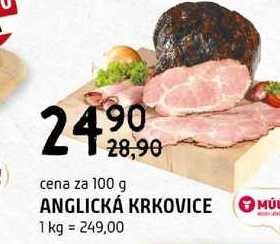 Anglická krkovice 100g