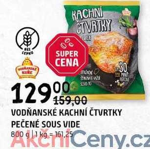 Vodňanské kachní čtvrtky pečené sous vide 800g
